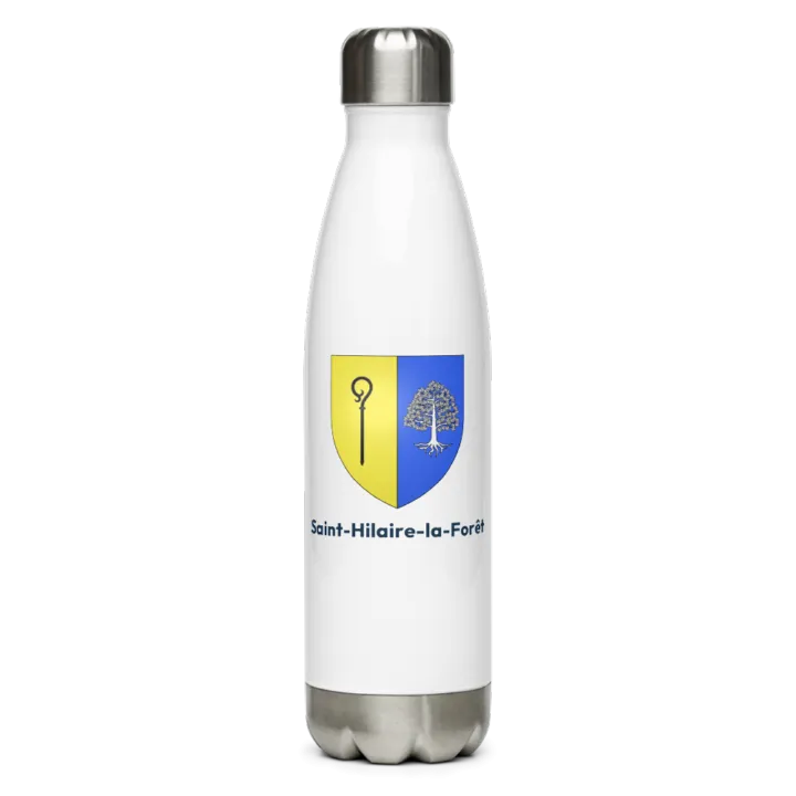 Gourde inox blason de Saint-Hilaire-la-Forêt
