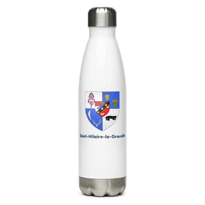 Gourde inox blason de Saint-Hilaire-la-Gravelle