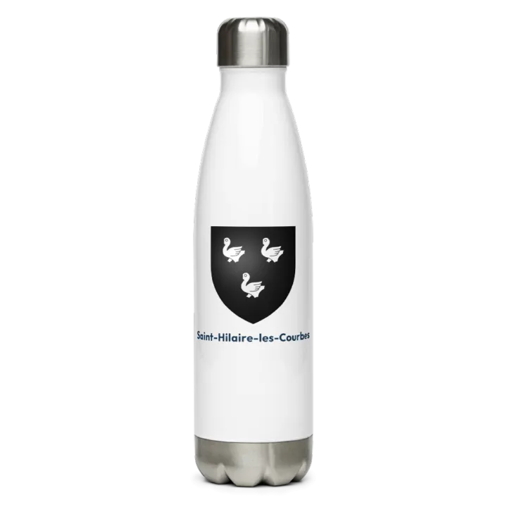 Gourde inox blason de Saint-Hilaire-les-Courbes