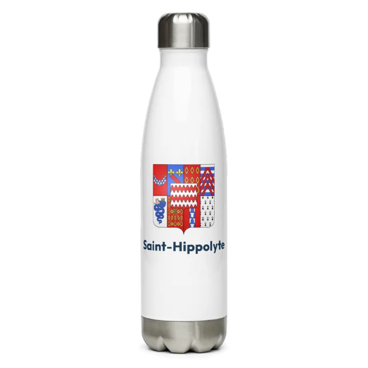 Gourde inox blason de Saint-Hippolyte