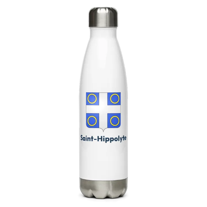 Gourde inox blason de Saint-Hippolyte