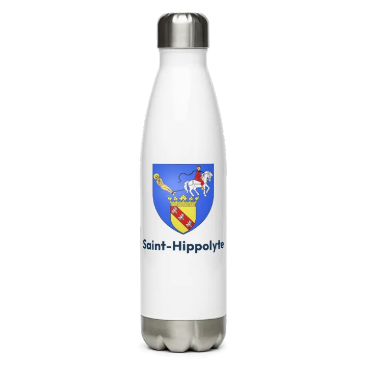 Gourde inox blason de Saint-Hippolyte