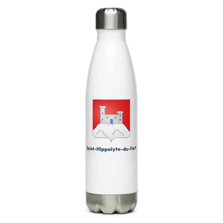 Gourde inox — blason de Saint-Hippolyte-du-Fort