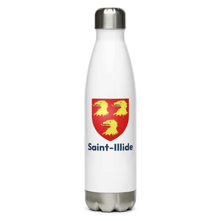 Gourde inox blason de Saint-Illide