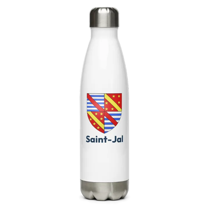 Gourde inox blason de Saint-Jal
