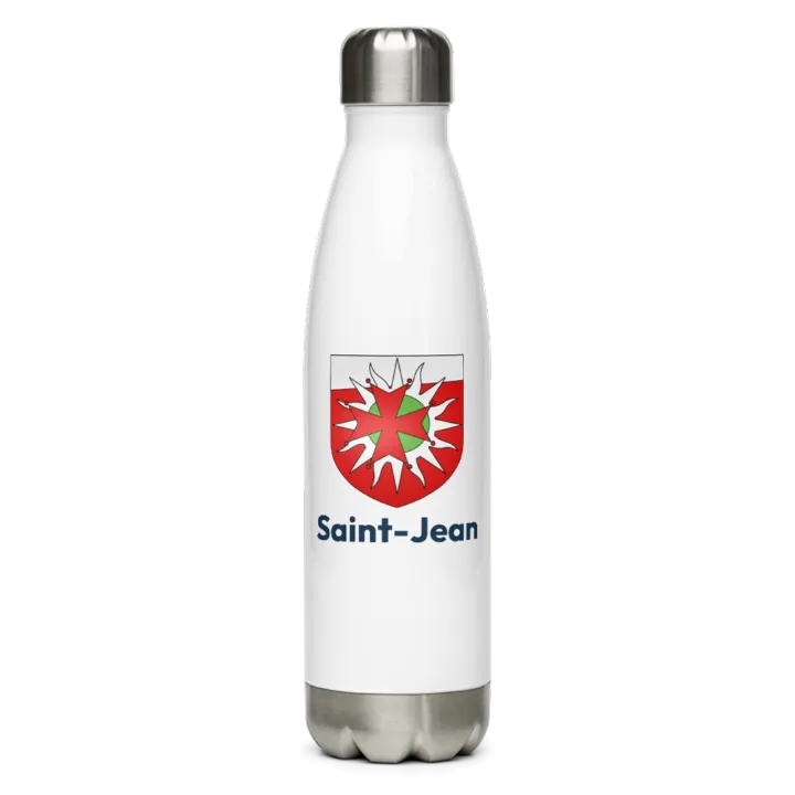 Gourde inox blason de Saint-Jean