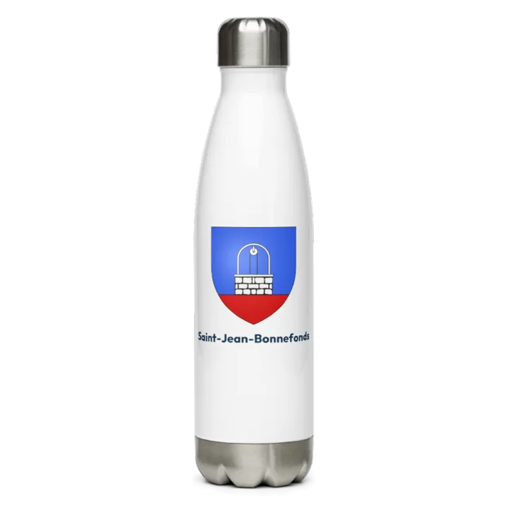 Gourde inox blason de Saint-Jean-Bonnefonds