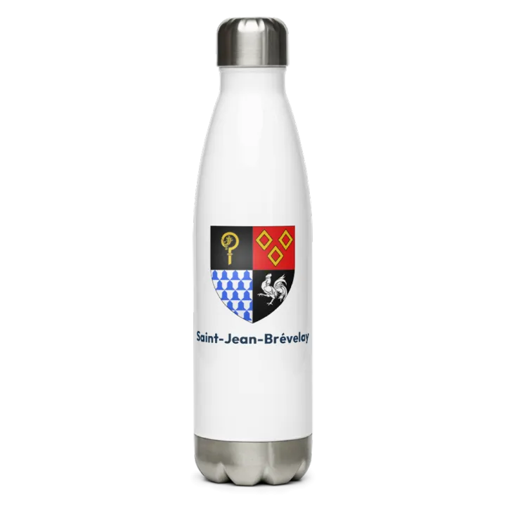 Gourde inox blason de Saint-Jean-Brévelay