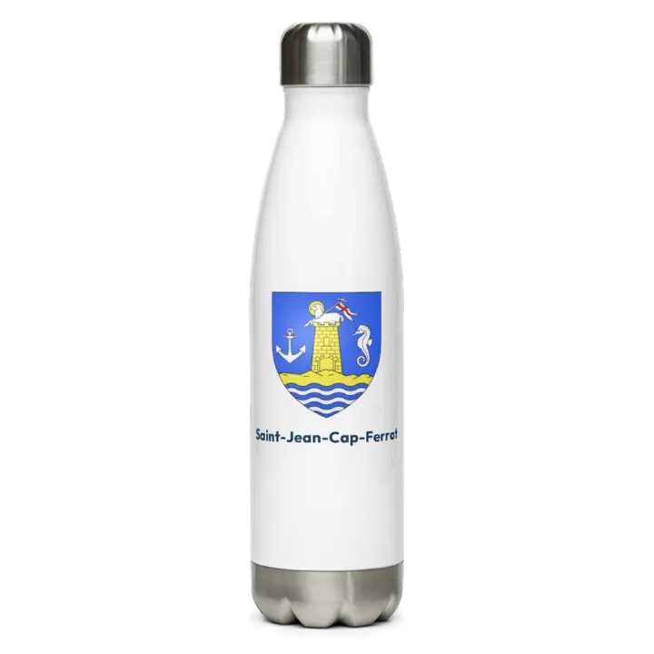 Gourde inox — blason de Saint-Jean-Cap-Ferrat