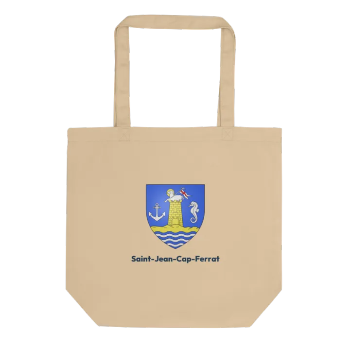 Tote bag coton bio — blason de Saint-Jean-Cap-Ferrat
