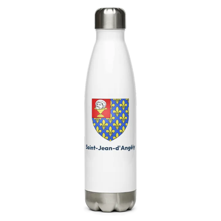 Gourde inox — blason de Saint-Jean-d'Angély