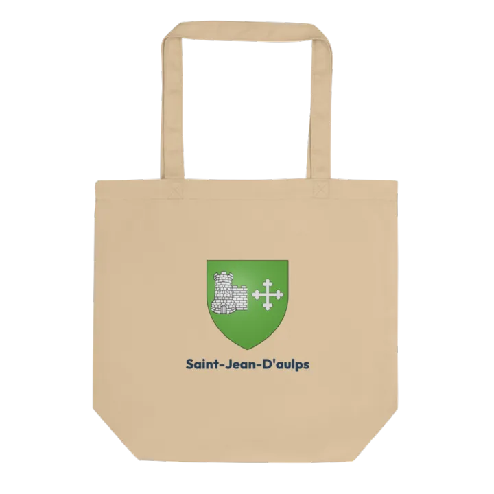 Tote bag coton bio — blason de Saint-Jean-d'Aulps