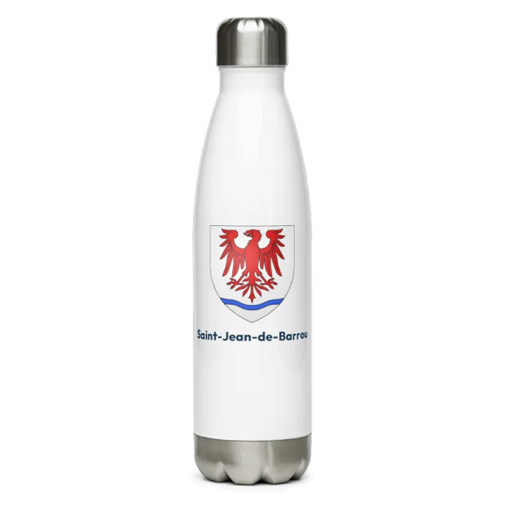 Gourde inox — blason de Saint-Jean-de-Barrou