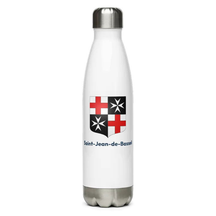 Gourde inox blason de Saint-Jean-de-Bassel