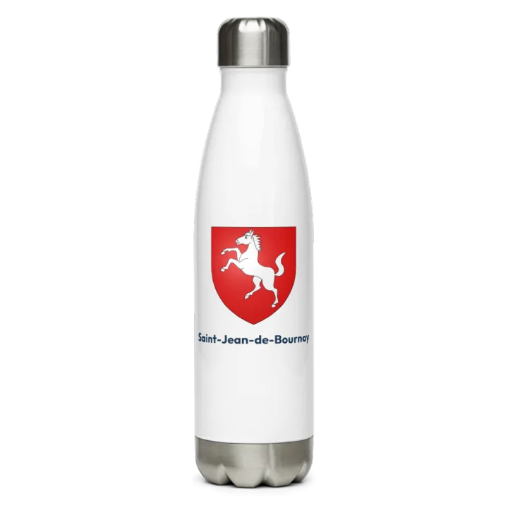 Gourde inox — blason de Saint-Jean-de-Bournay