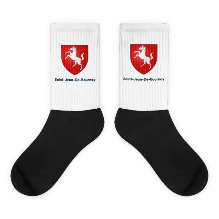 Chaussettes — blason de Saint-Jean-de-Bournay