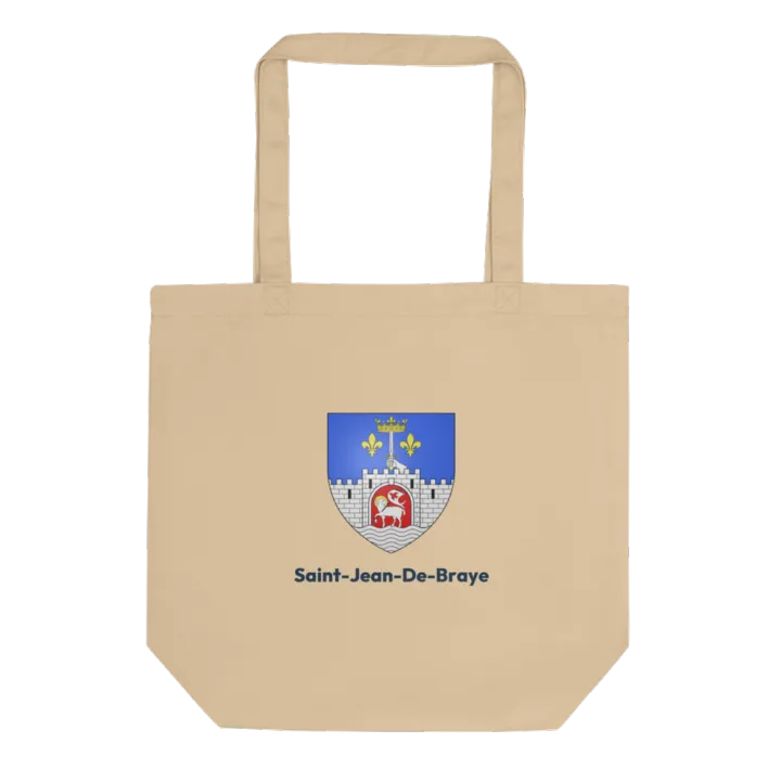 Tote bag coton bio — blason de Saint-Jean-de-Braye