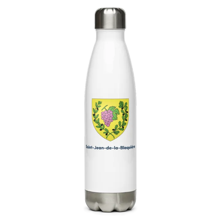 Gourde inox blason de Saint-Jean-de-la-Blaquière