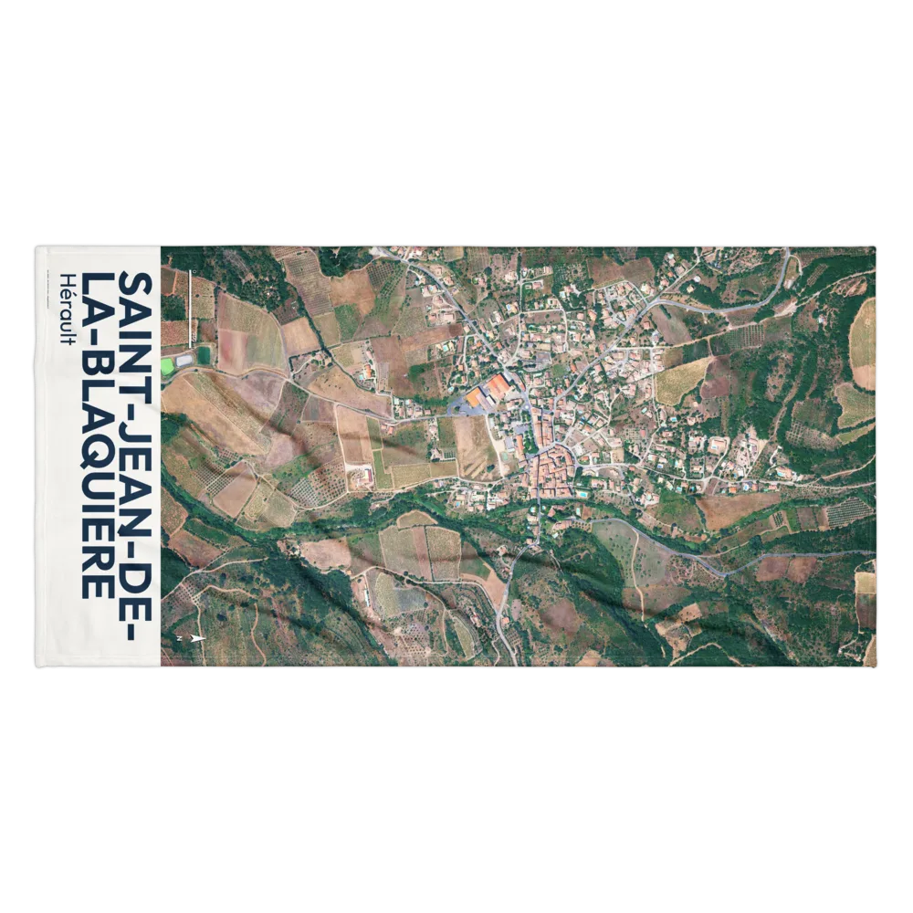 Serviette cartographique — carte de Saint-Jean-de-la-Blaquière