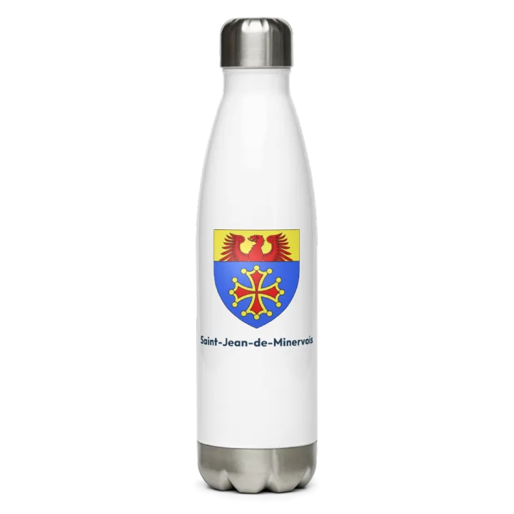 Gourde inox blason de Saint-Jean-de-Minervois