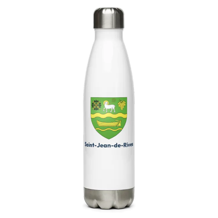 Gourde inox blason de Saint-Jean-de-Rives