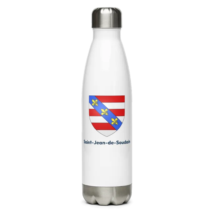 Gourde inox — blason de Saint-Jean-de-Soudain