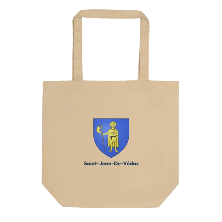 Tote bag coton bio — blason de Saint-Jean-de-Védas