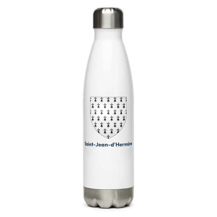 Gourde inox blason de Saint-Jean-d'Hermine
