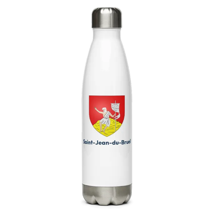 Gourde inox — blason de Saint-Jean-du-Bruel