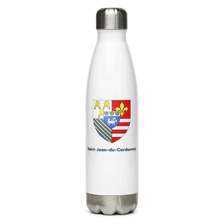 Gourde inox blason de Saint-Jean-du-Cardonnay