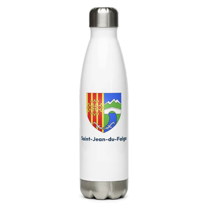 Gourde inox blason de Saint-Jean-du-Falga