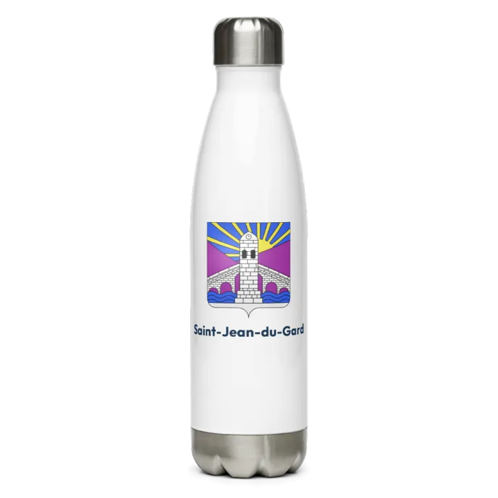 Gourde inox — blason de Saint-Jean-du-Gard