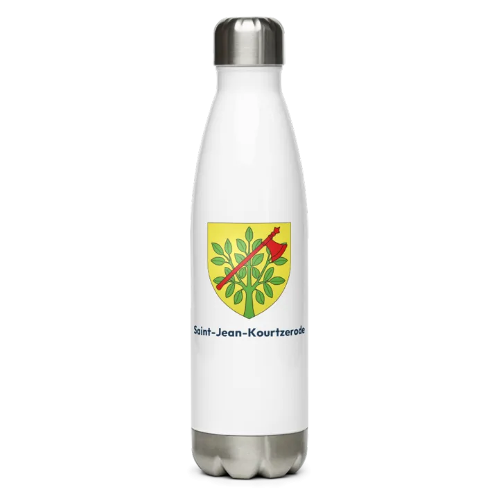 Gourde inox blason de Saint-Jean-Kourtzerode