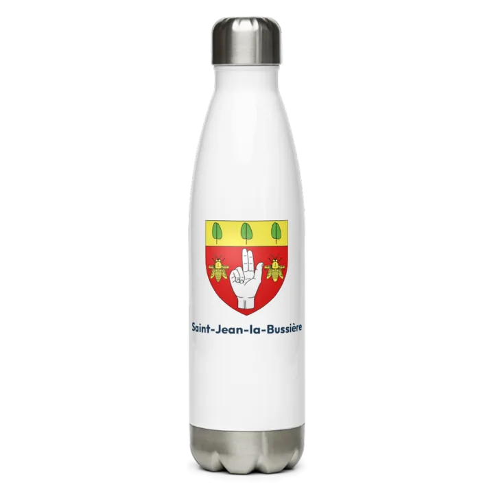 Gourde inox blason de Saint-Jean-la-Bussière