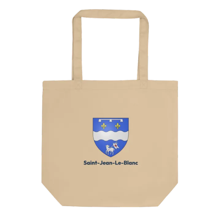 Tote bag coton bio — blason de Saint-Jean-le-Blanc