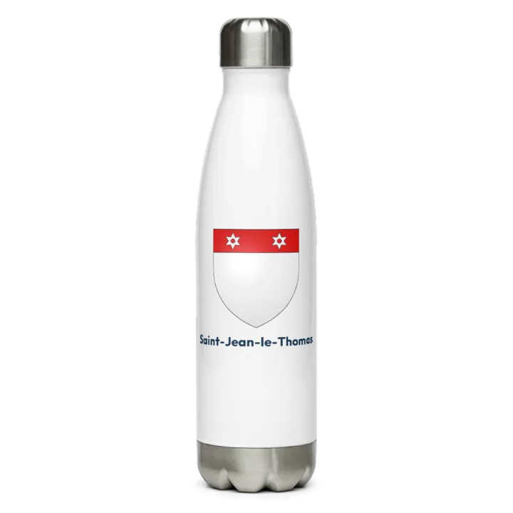 Gourde inox blason de Saint-Jean-le-Thomas