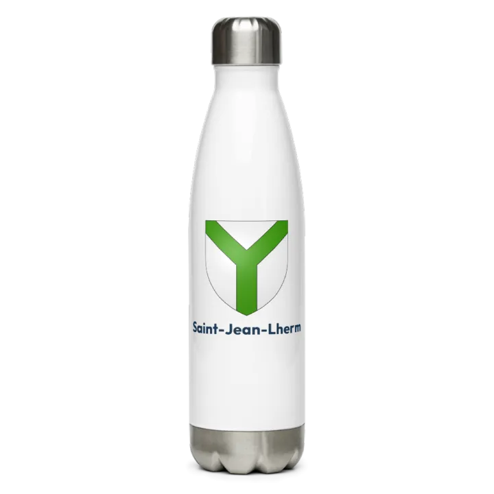 Gourde inox — blason de Saint-Jean-Lherm