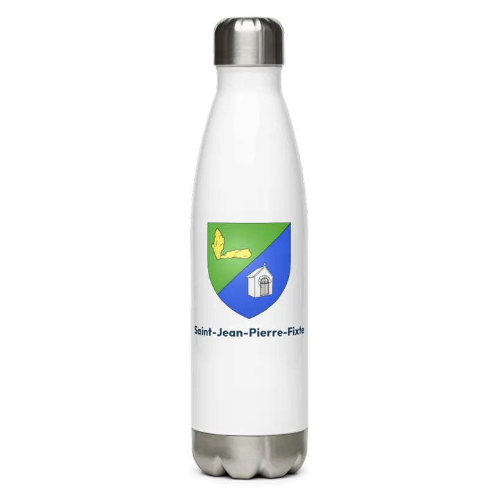 Gourde inox — blason de Saint-Jean-Pierre-Fixte