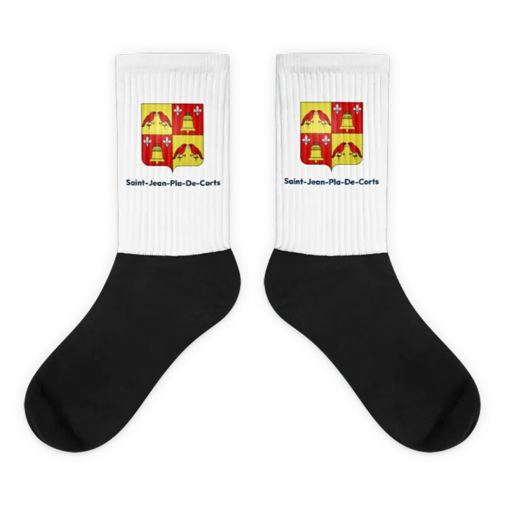 Chaussettes — blason de Saint-Jean-Pla-de-Corts