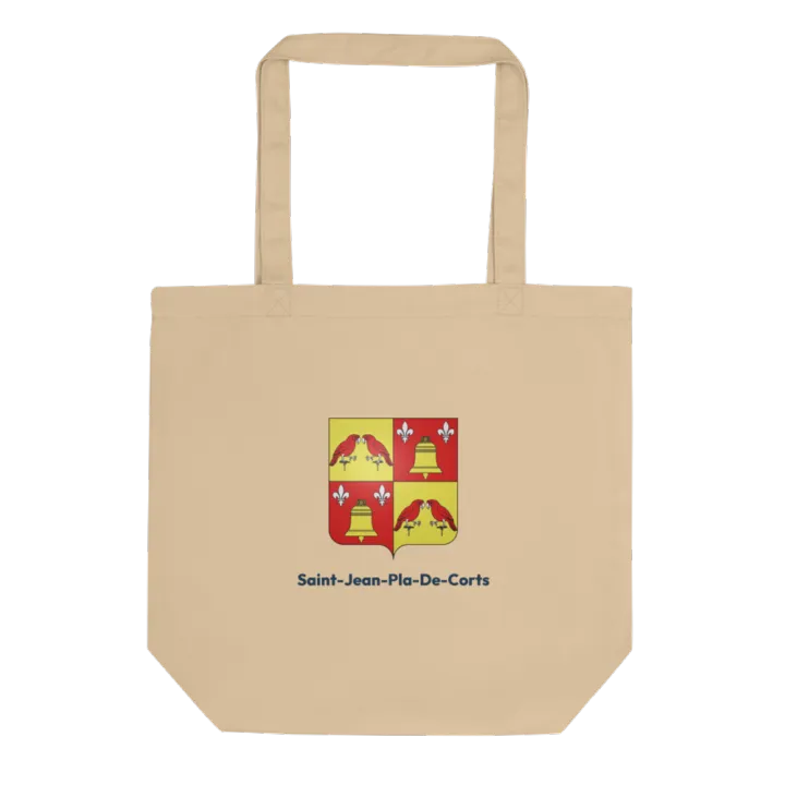 Tote bag coton bio — blason de Saint-Jean-Pla-de-Corts