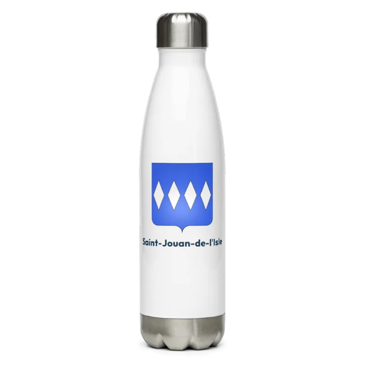 Gourde inox blason de Saint-Jouan-de-l'Isle