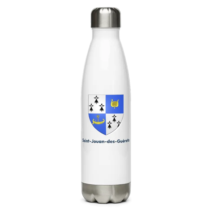 Gourde inox blason de Saint-Jouan-des-Guérets