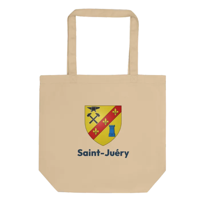 Tote bag coton bio — blason de Saint-Juéry
