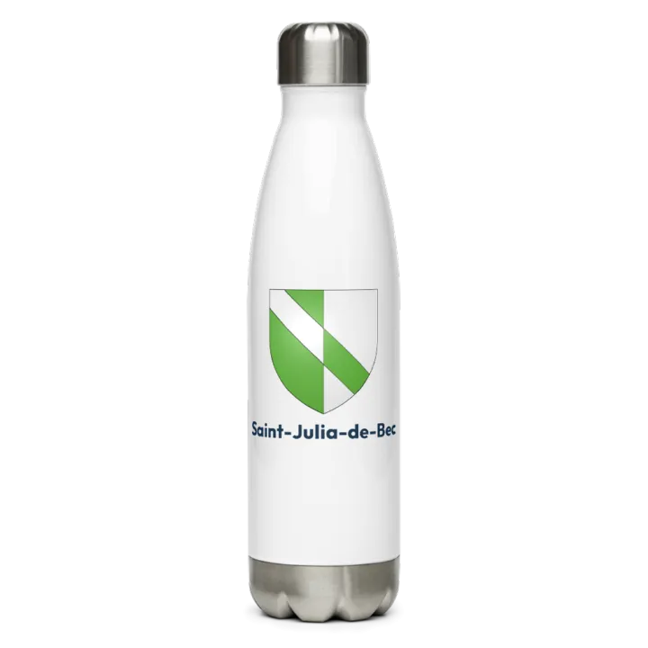 Gourde inox blason de Saint-Julia-de-Bec