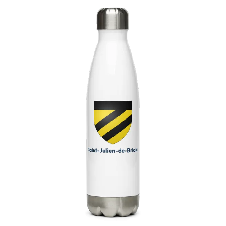 Gourde inox blason de Saint-Julien-de-Briola
