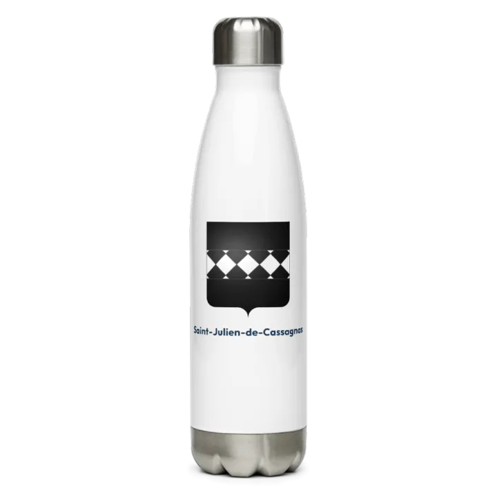 Gourde inox blason de Saint-Julien-de-Cassagnas