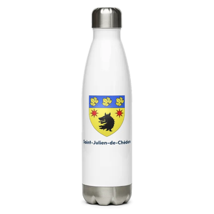 Gourde inox blason de Saint-Julien-de-Chédon