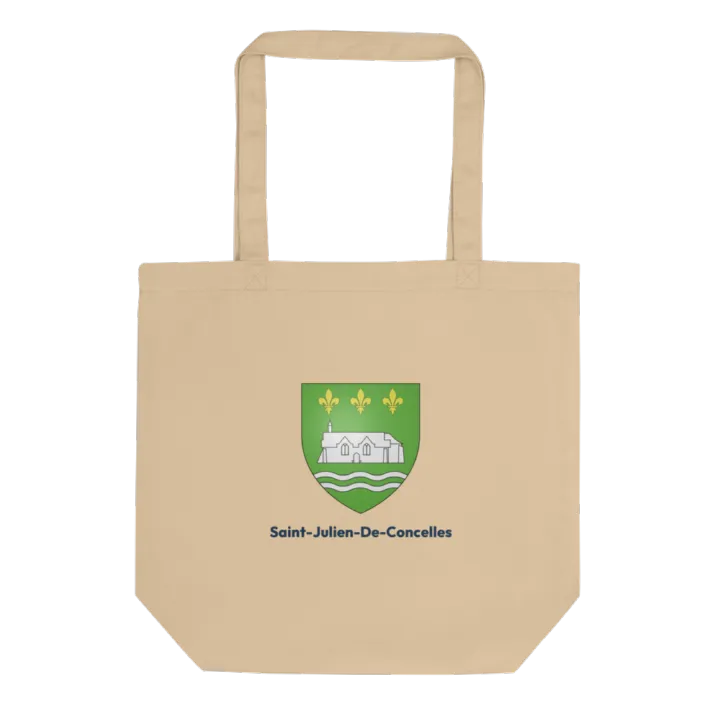 Tote bag coton bio — blason de Saint-Julien-de-Concelles
