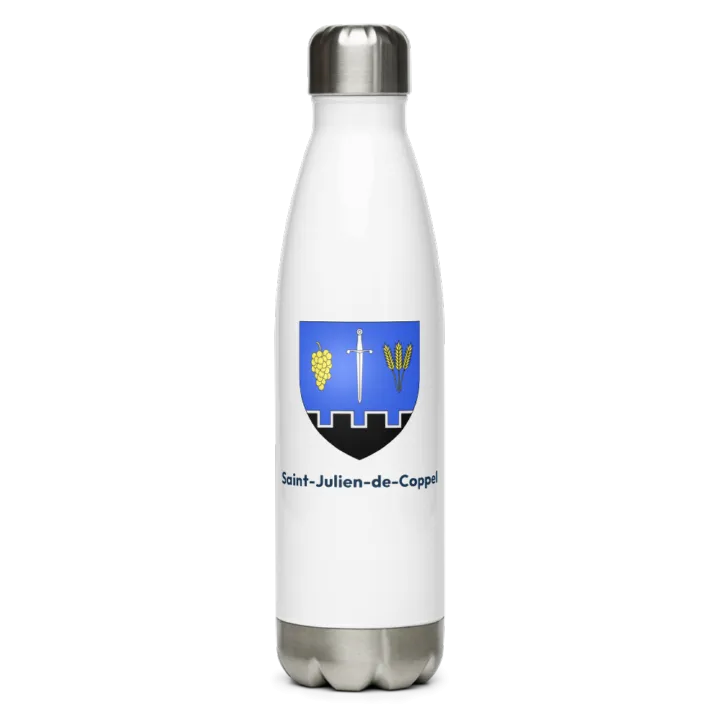 Gourde inox blason de Saint-Julien-de-Coppel