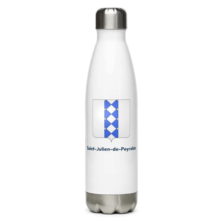 Gourde inox blason de Saint-Julien-de-Peyrolas